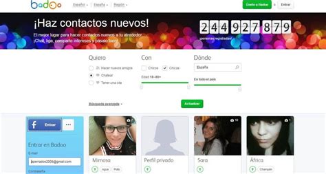 badoo españa entrar|Chatea online en España 